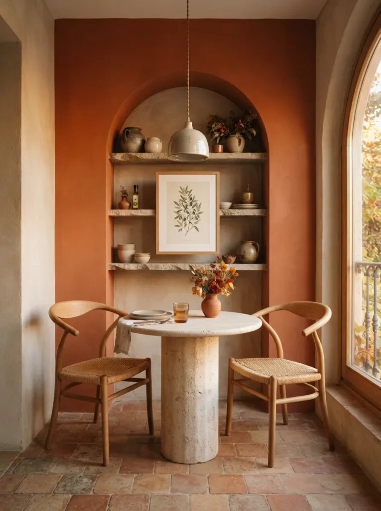Terracotta Accent Wall