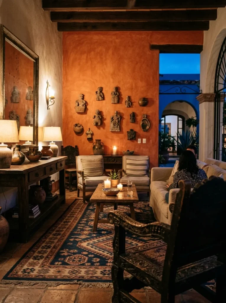 Terracotta Accent Walls