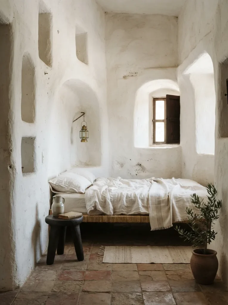 Whitewashed Adobe Walls