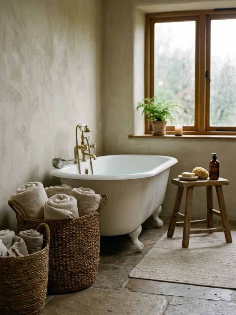 Woven Bathroom Baskets