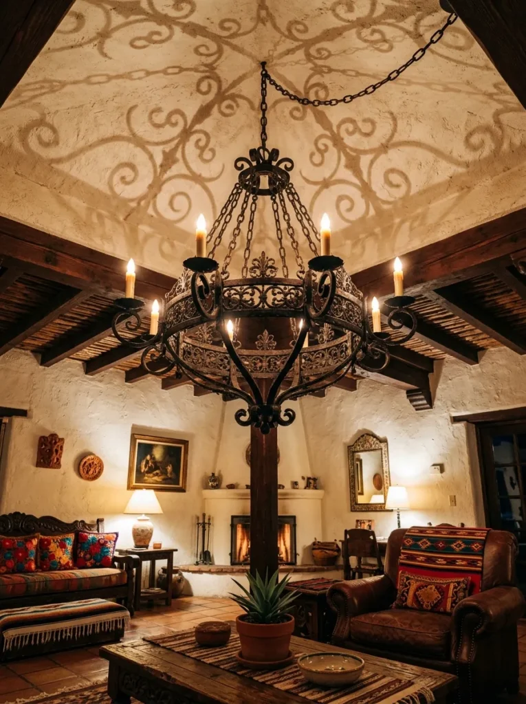 Wrought Iron Chandeliers