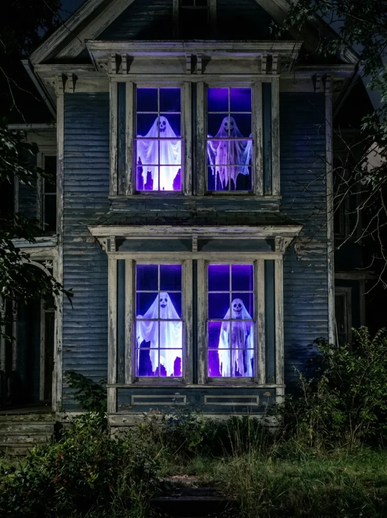  Blacklight Window Ghouls
