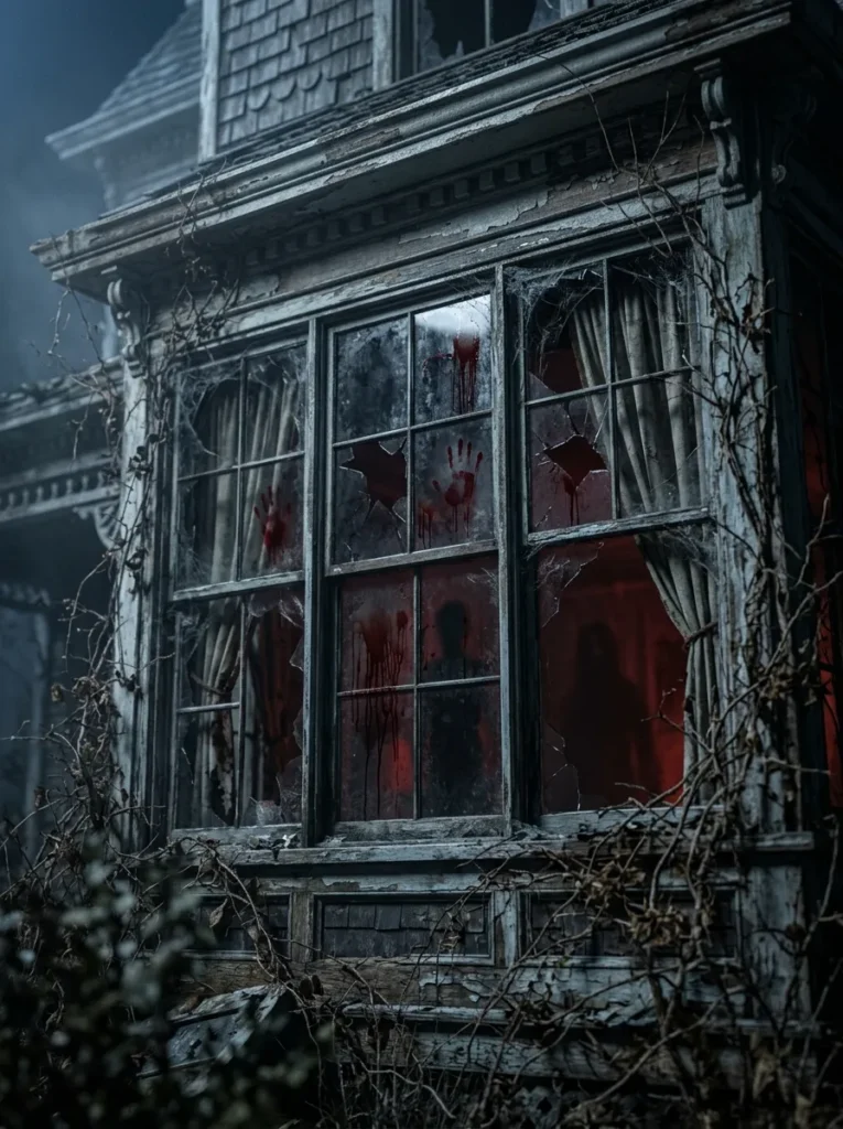 Bloody Handprint Windows