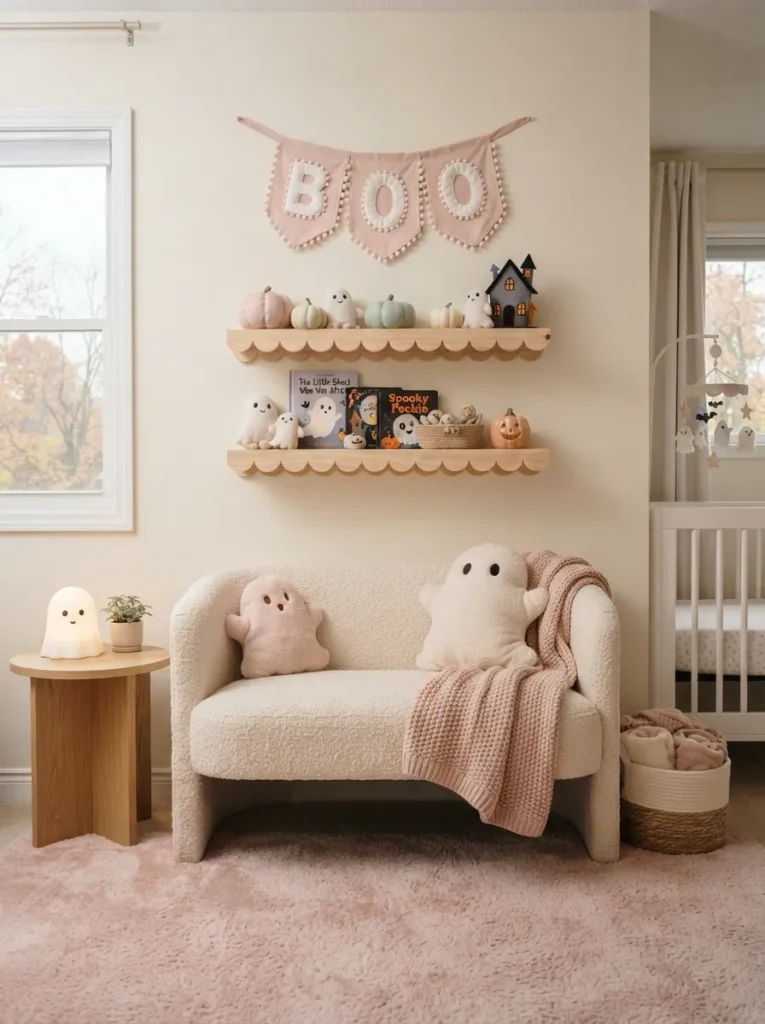 Boo Banner in Blush
