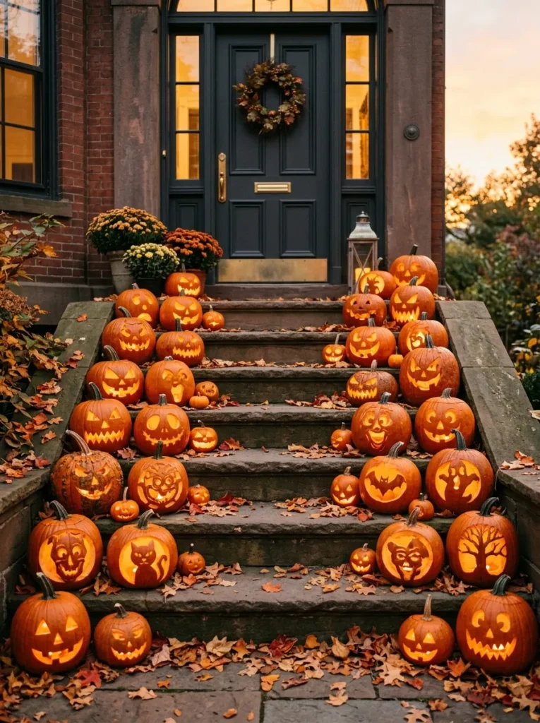 Carved Jack O Lanterns