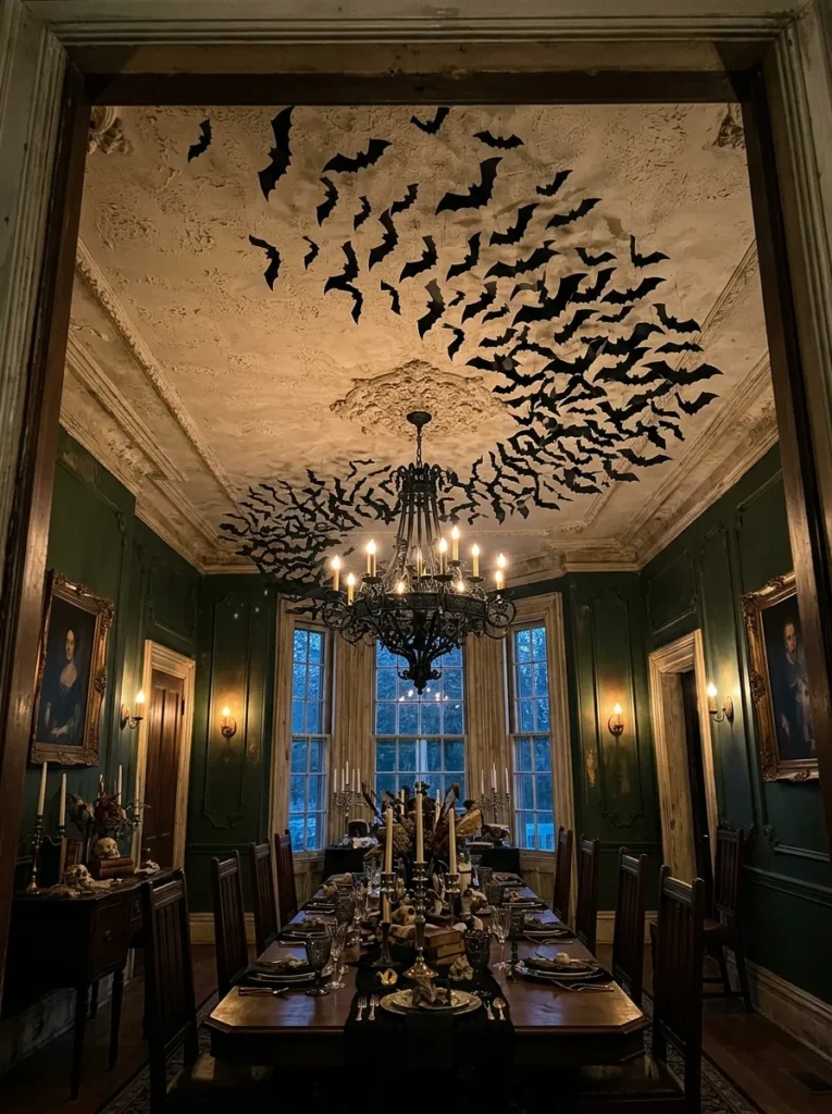 Ceiling Bat Swarm
