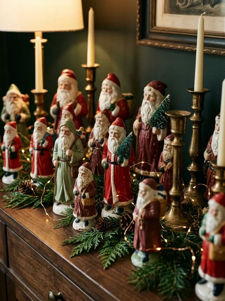 Ceramic Santa Figures