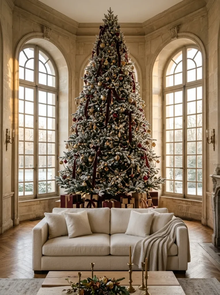 Christmas Tree Backdrop