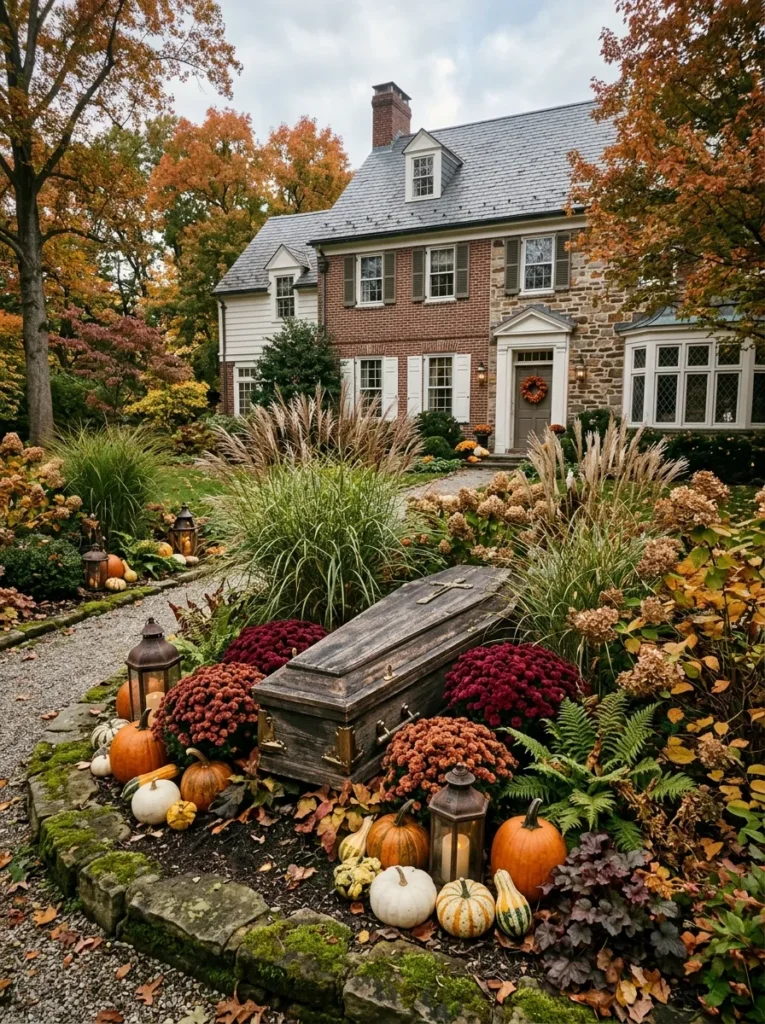 Coffin Flower Bed
