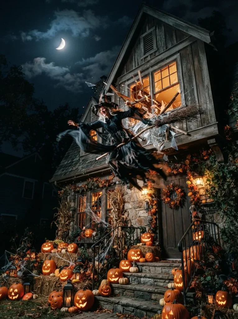 Crashing Witch Prop
