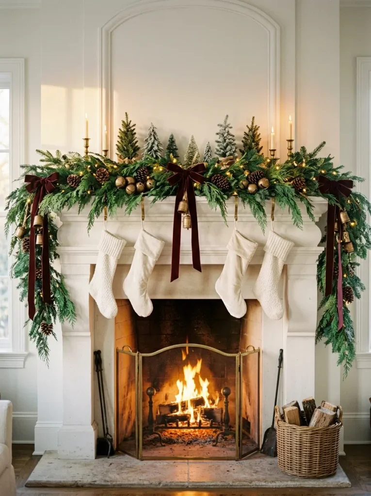 Festive Mantel Garland