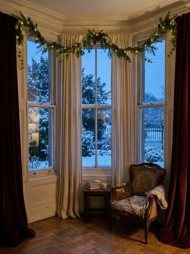 Festive Window Draping