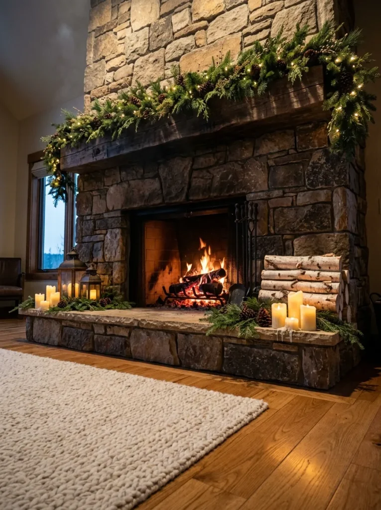 Fireplace Hearth Styling