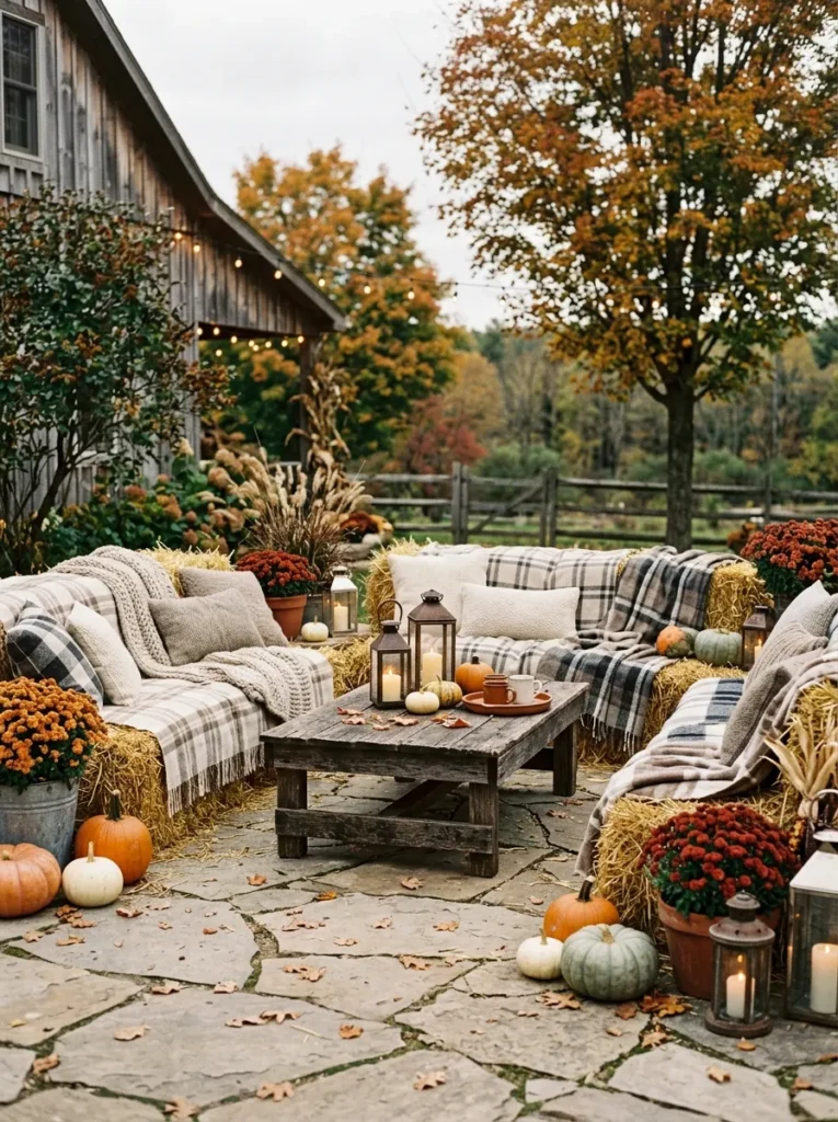 Hay Bale Seating