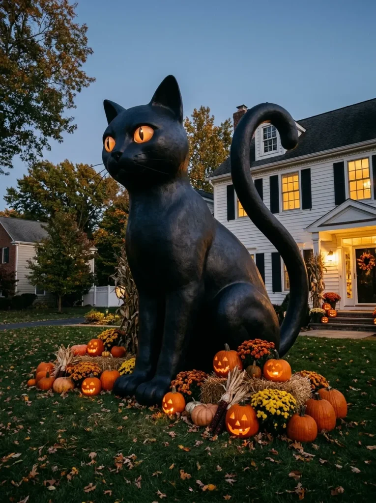 Huge Black Cat