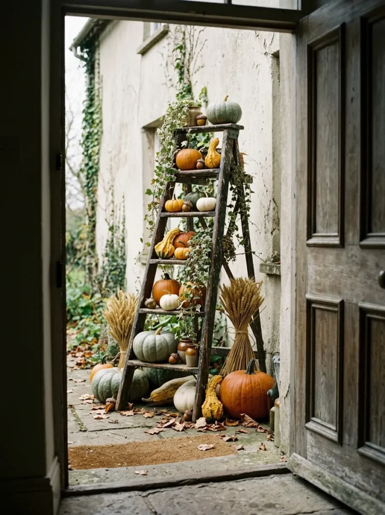 Ladder Shelf Arrangement