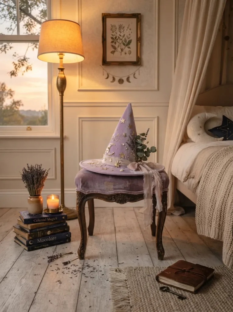 Lilac Witch Hat