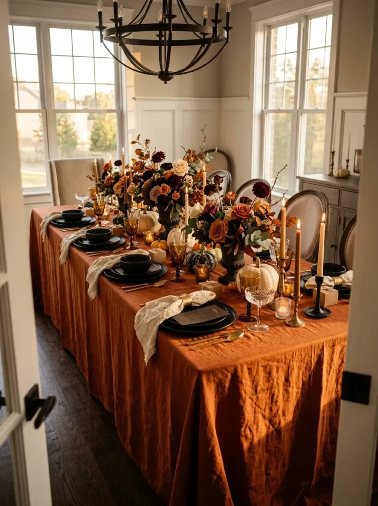 Orange Tablecloth Base