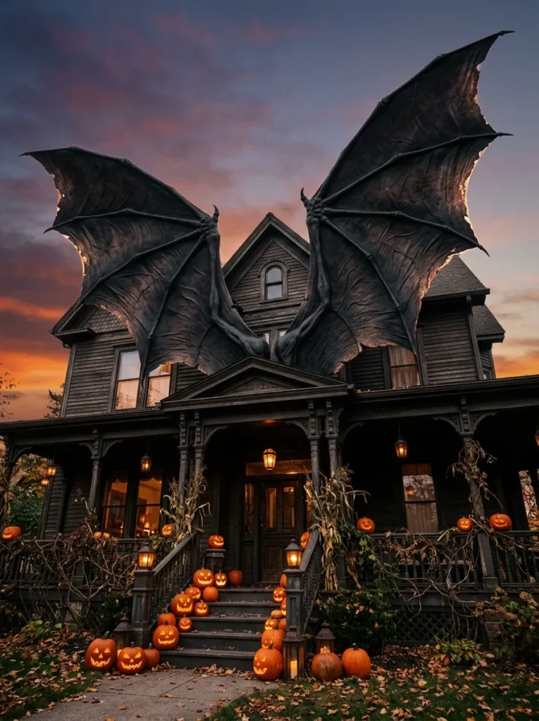 Oversized Bat Wings