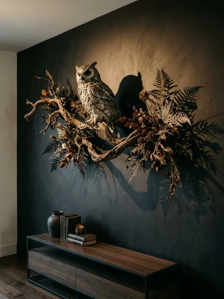 Owl Branch Sculpture