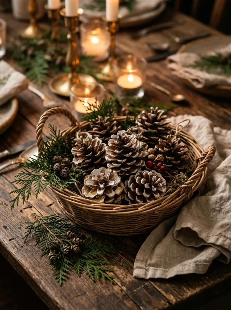 Pinecone Ornament Cluster
