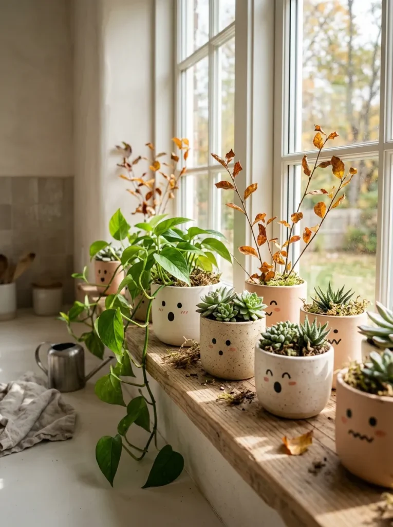 Planter Pot Faces
