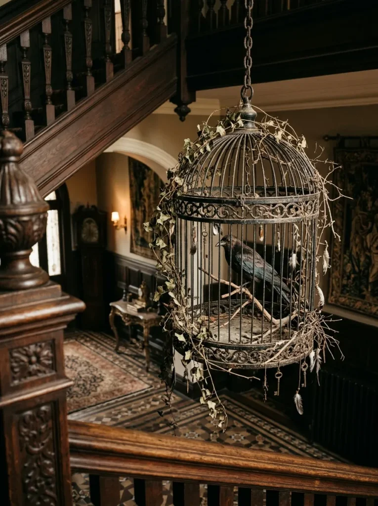 Raven Cage Perch