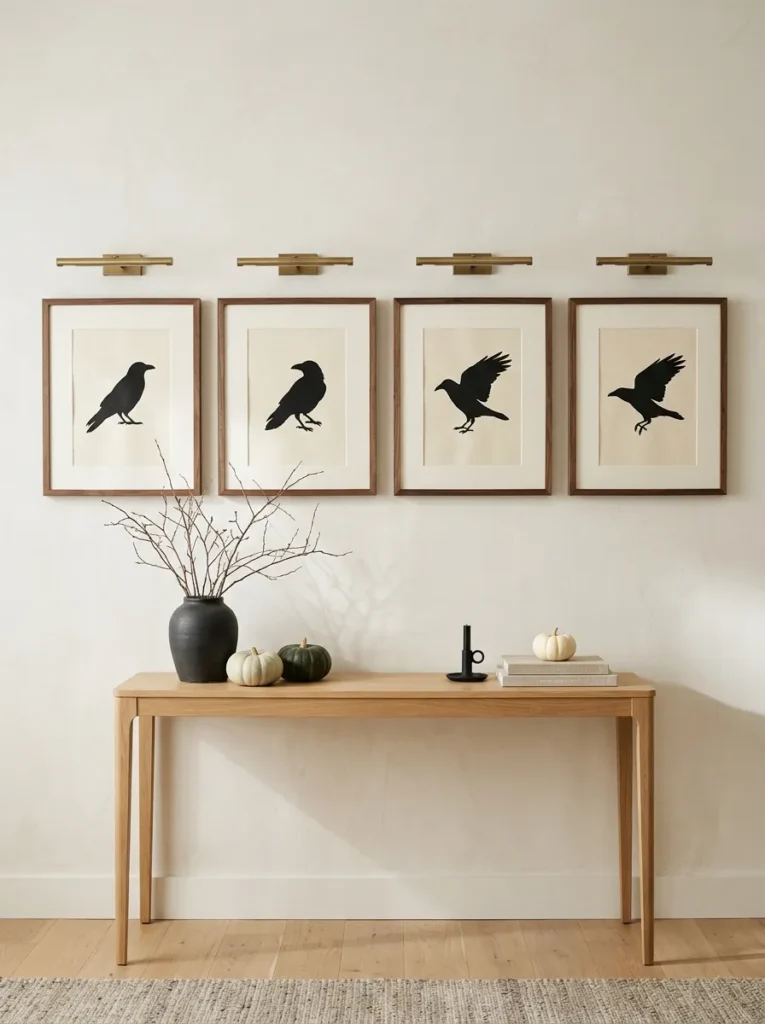 Raven Silhouette Prints