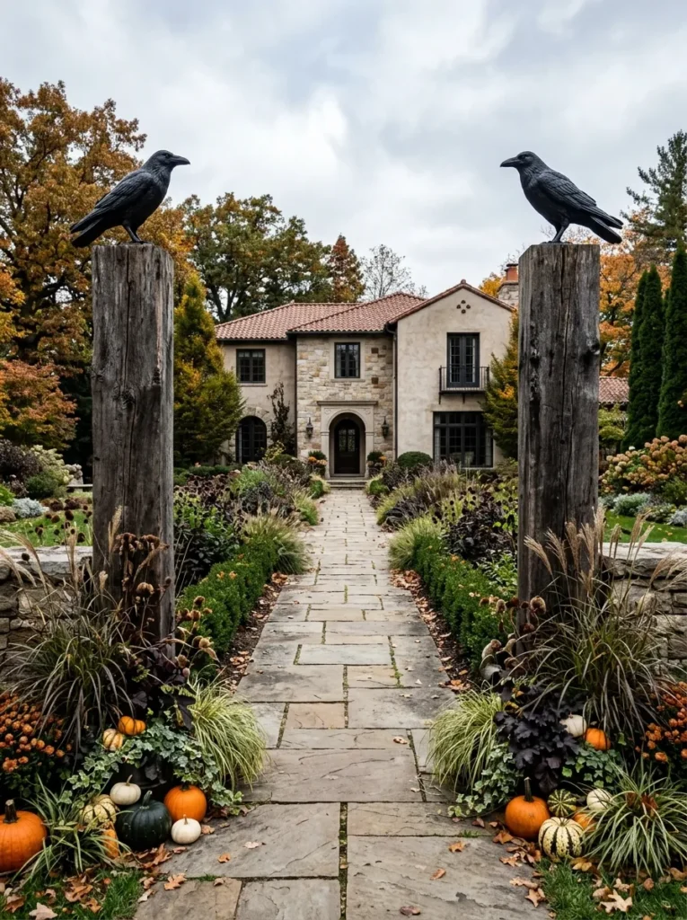 Raven Topped Posts