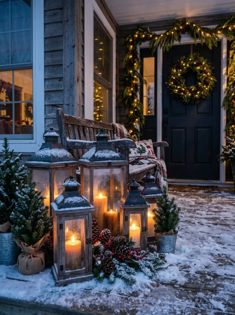 Rustic Lantern Cluster