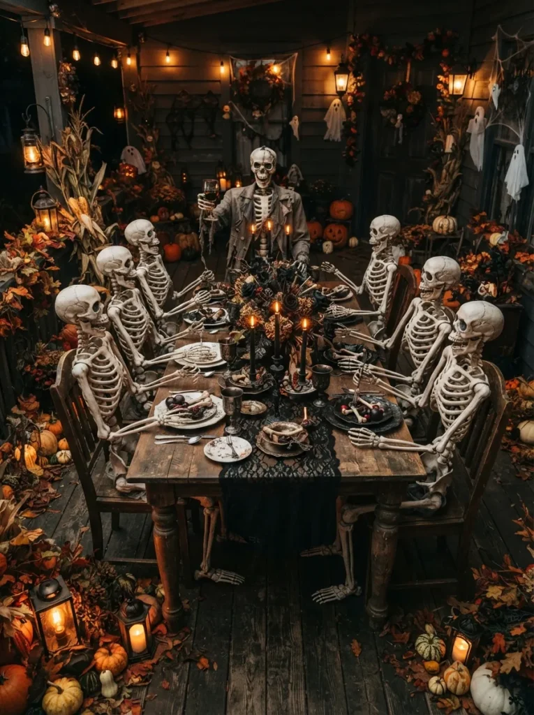 Skeleton Dinner Party