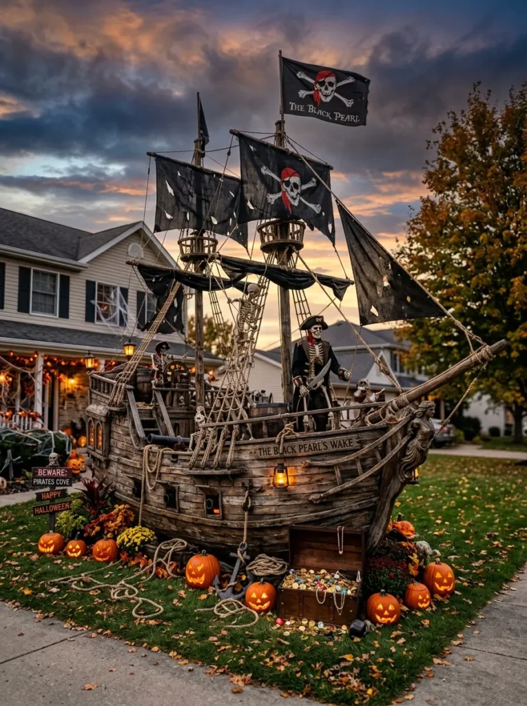 Skeleton Pirate Ship