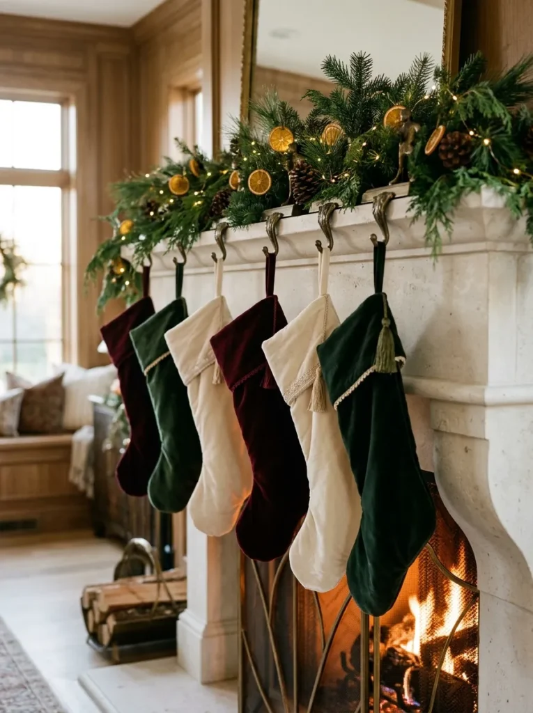 Velvet Stocking Row